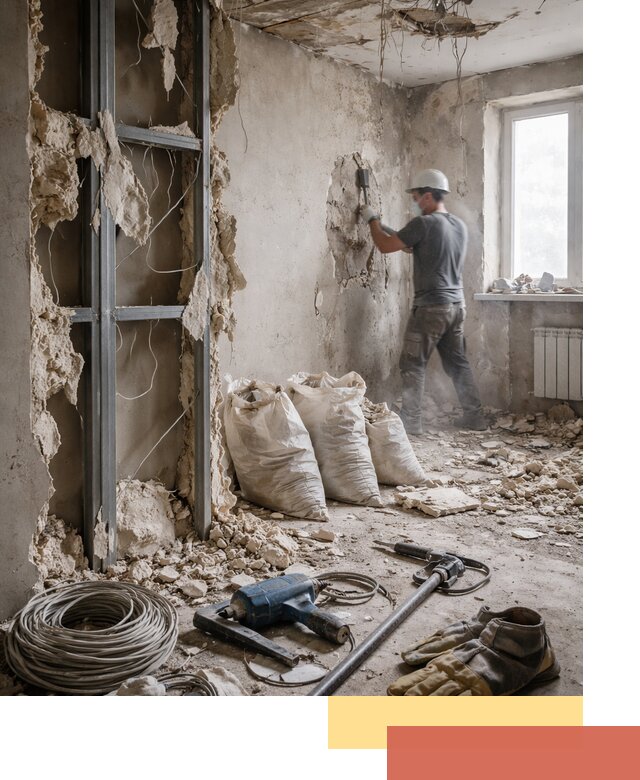 Профессиональный демонтаж зданий и конструкций в Лениногорске