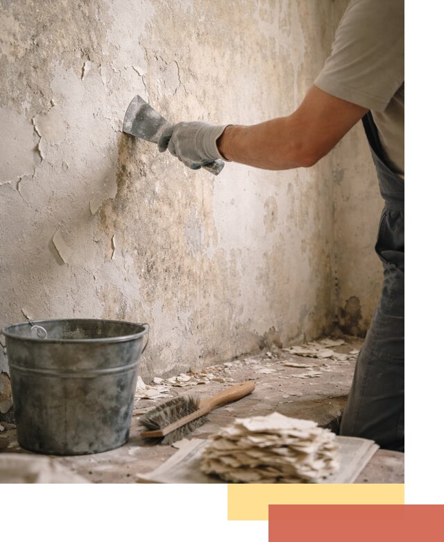 Удаление старой краски со стен в Лениногорске качественно и быстро