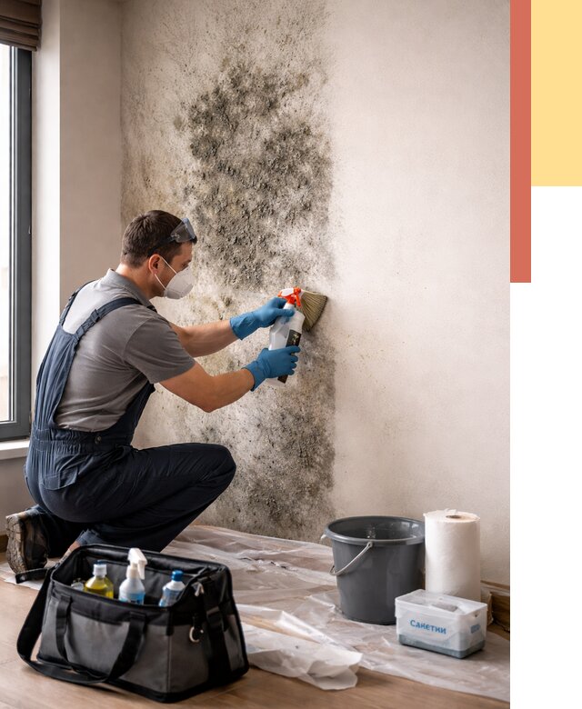Удаление плесени со стен в Лениногорске от 2219 руб. — быстро и недорого | ОТДЕЛОЧНИК-Лнр