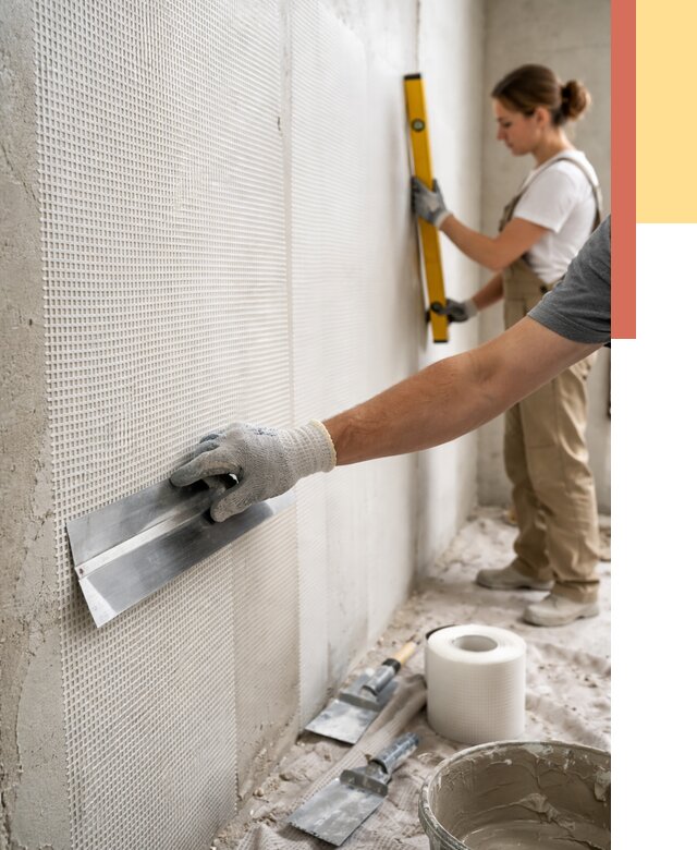 Армирование стен стеклосеткой в Лениногорске от 3302 руб. под ключ | ОТДЕЛОЧНИК-Лнр