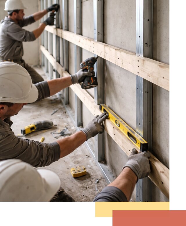 Устройство обрешетки под панели в Лениногорске