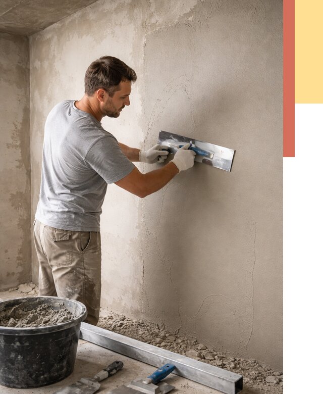 Штукатурка стен без маяков в Лениногорске от 7430 руб/м2 — услуги и цена | ОТДЕЛОЧНИК-Лнр