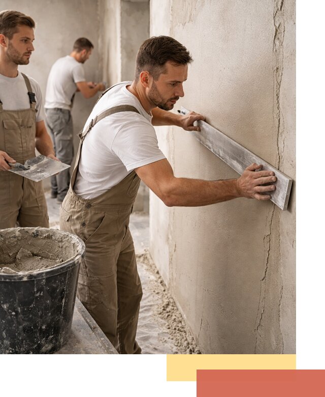 Штукатурка стен без маяков в Лениногорске быстро и качественно