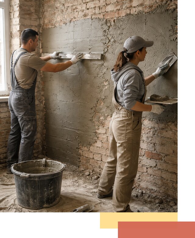 Штукатурка кирпичных стен в Лениногорске — качественно и надежно