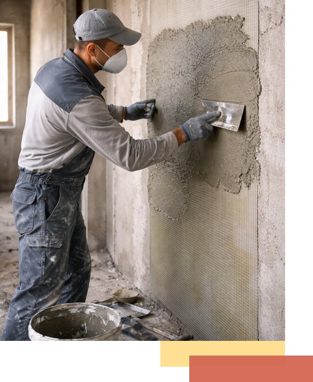 Штукатурка стен по сетке в Лениногорске под ключ качественно и быстро