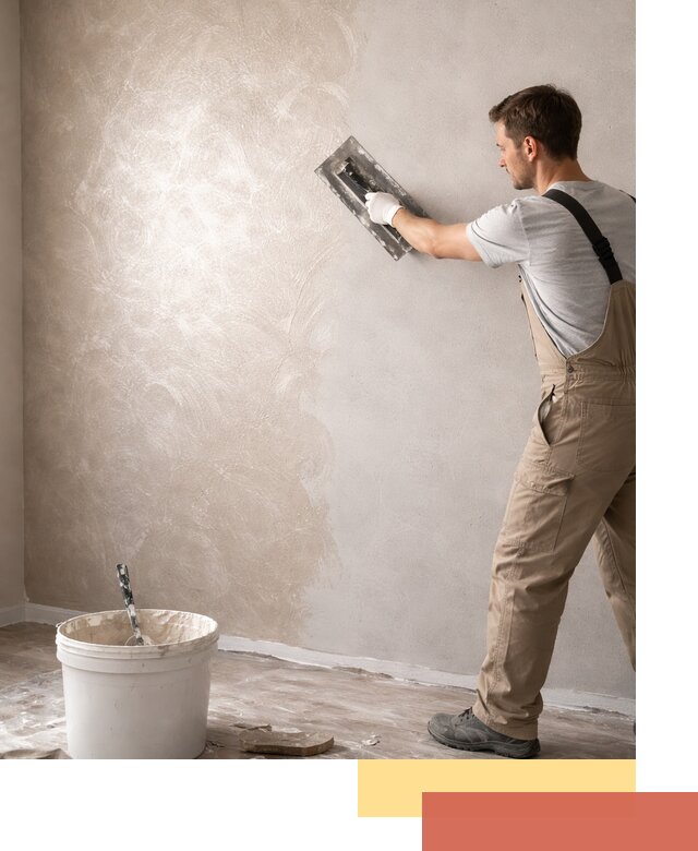 Декоративная штукатурка «Мокрый шелк» под ключ в Лениногорске