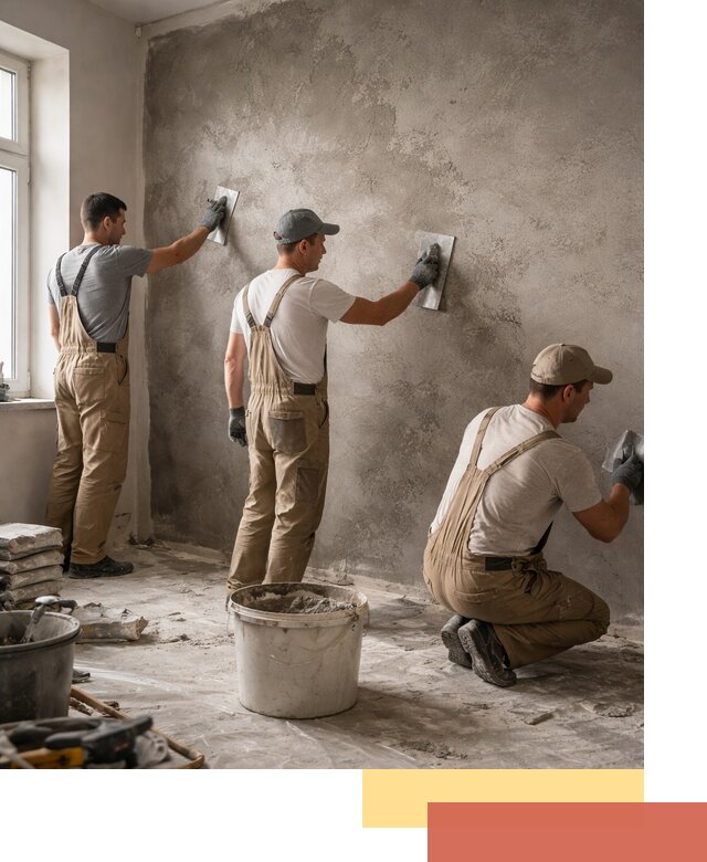 Декоративная штукатурка под бетон в Лениногорске для стен и потолков