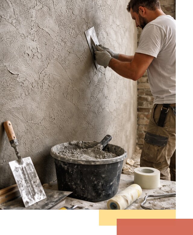 Декоративная штукатурка лофт в Лениногорске — отделка стен и потолков