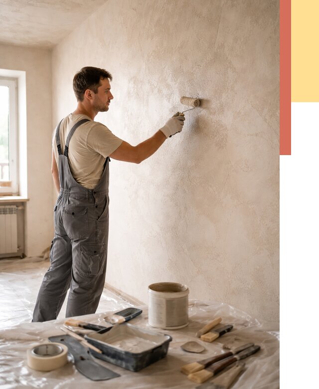 Нанесение лессирующей краски по декоративке в Лениногорске от 1806 руб. | ОТДЕЛОЧНИК-Лнр