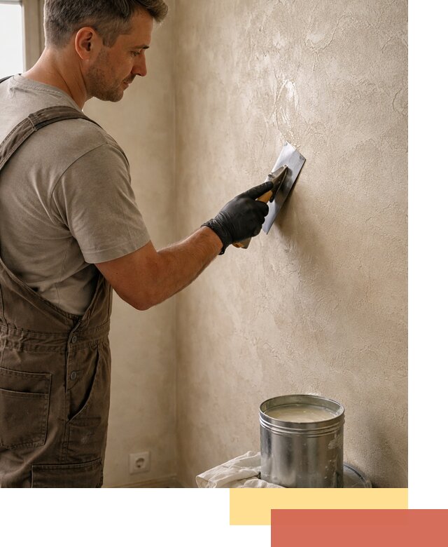 Нанесение воска на штукатурку в Лениногорске для защиты и блеска