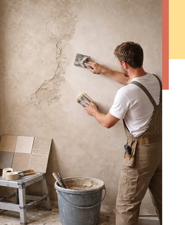 Ремонт декоративной штукатурки в Лениногорске от 4644 руб. под ключ | ОТДЕЛОЧНИК-Лнр