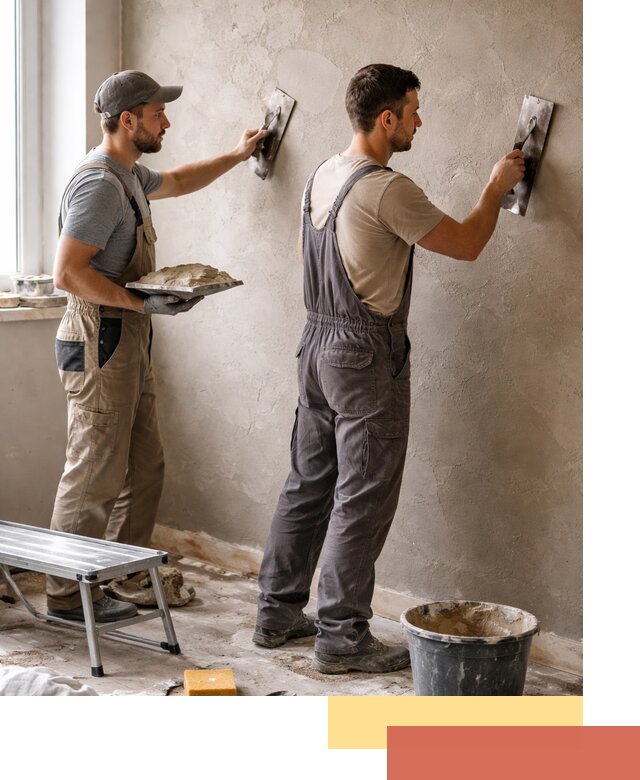 Ремонт декоративной штукатурки и восстановление фактуры в Лениногорске