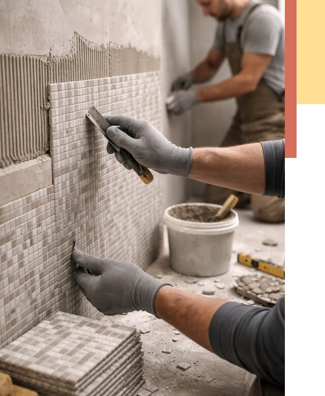 Облицовка стен мозаикой в Лениногорске от 3302 руб/м2 — укладка мозаики на стены | ОТДЕЛОЧНИК-Лнр