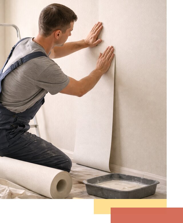 Поклейка флизелиновых обоев в Лениногорске качественно и быстро