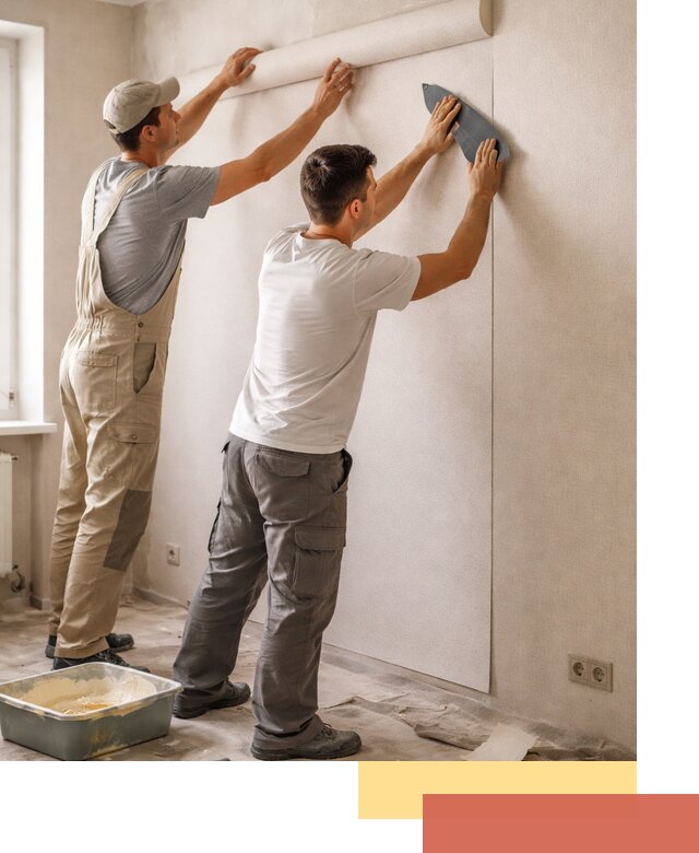 Поклейка виниловых обоев в Лениногорске профессионально и качественно