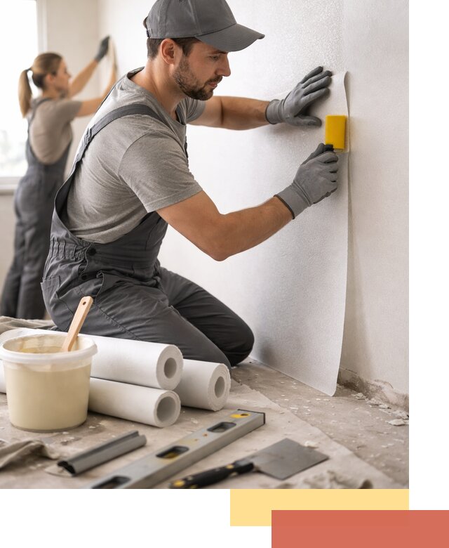 Поклейка стеклообоев профессионально в Лениногорске