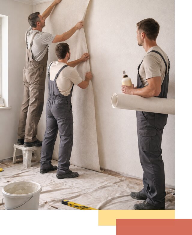 Оклейка стен обоями в Лениногорске — качественно и профессионально