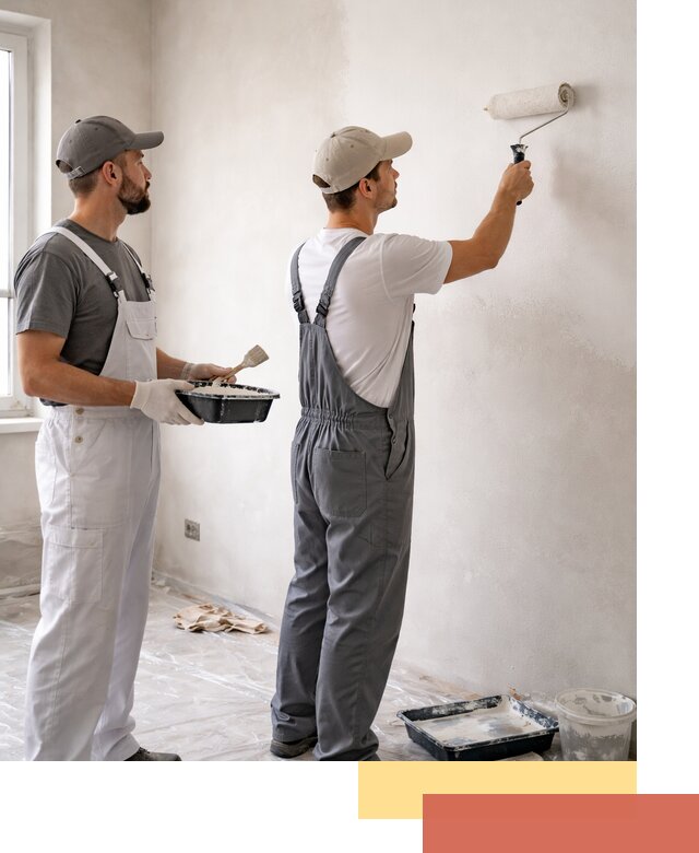 Покраска стен водоэмульсионной краской в Лениногорске