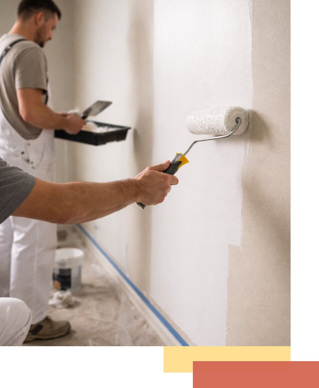 Покраска стен акриловой краской профессионально в Лениногорске