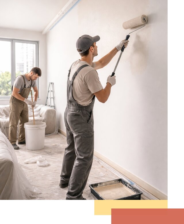 Покраска стен в офисе в Лениногорске — быстрый и качественный ремонт