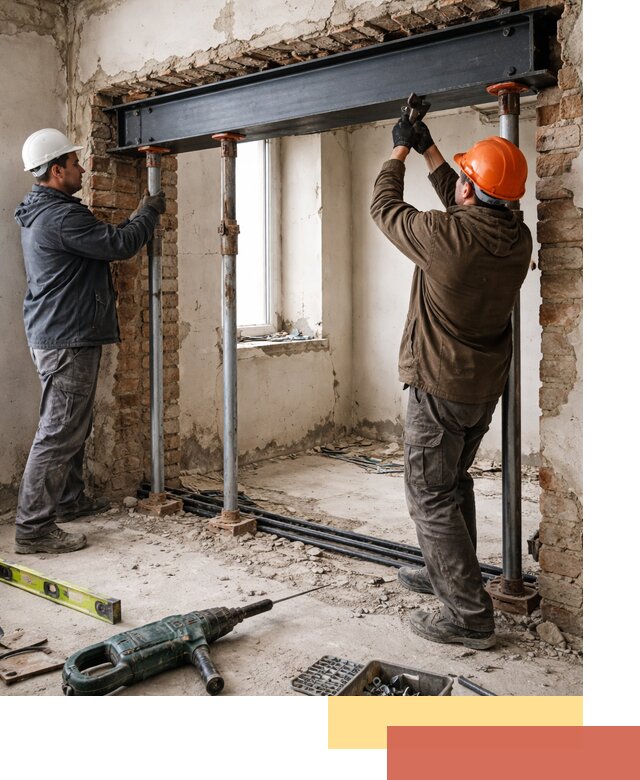 Усиление проема в стене в Лениногорске для расширения и безопасности