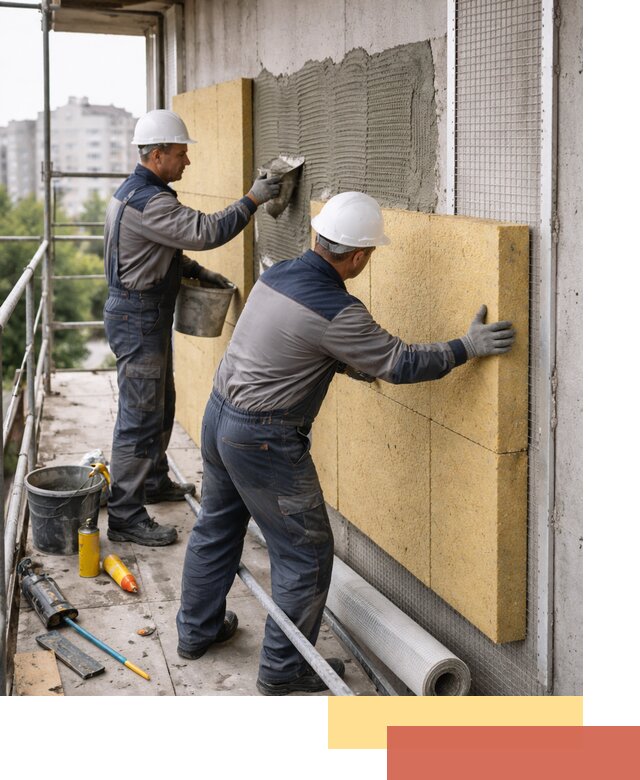 Утепление стен зданий и домов в Лениногорске качественно и надежно