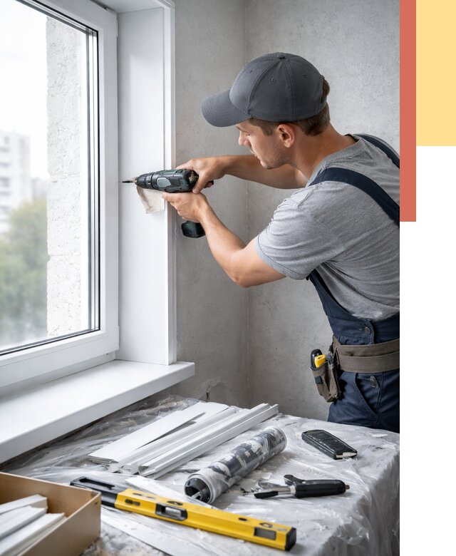 Установка пластиковых откосов в Лениногорске от 2322 руб. | ОТДЕЛОЧНИК-Лнр монтаж, быстро и недорого