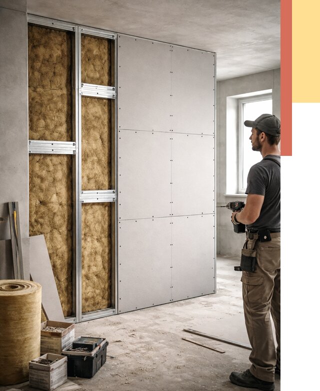 Усиленная перегородка под навеску в Лениногорске от 13210 руб. — монтаж под ключ | ОТДЕЛОЧНИК-Лнр