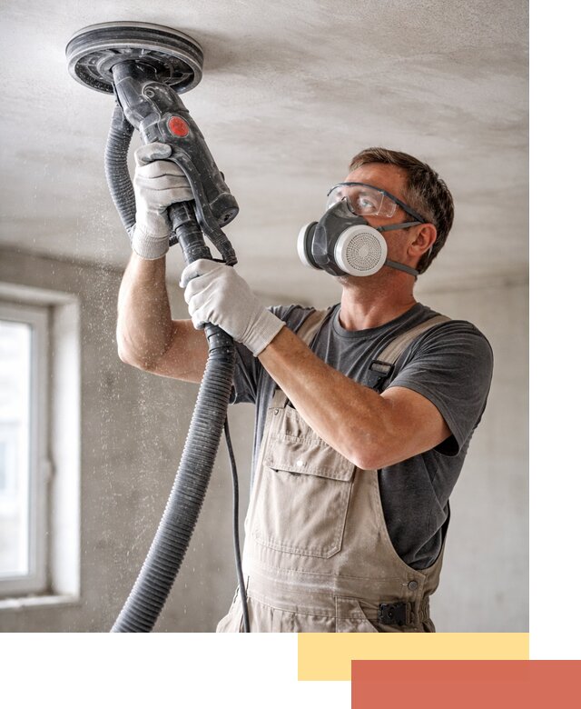 Шлифовка потолка в Лениногорске — качественная подготовка под отделку