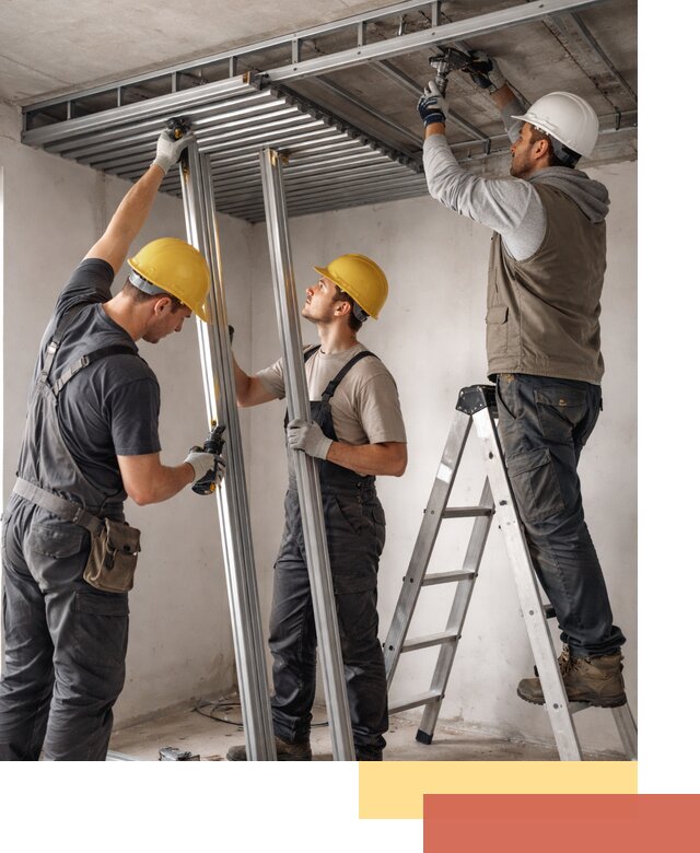 Монтаж реечного потолка под ключ в Лениногорске