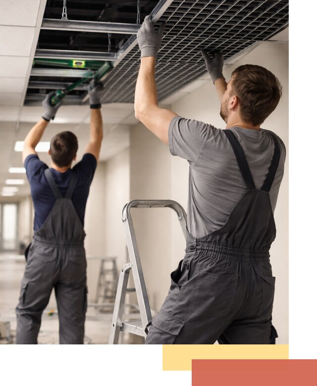 Монтаж потолка Грильято в Лениногорске: установка под ключ качественно