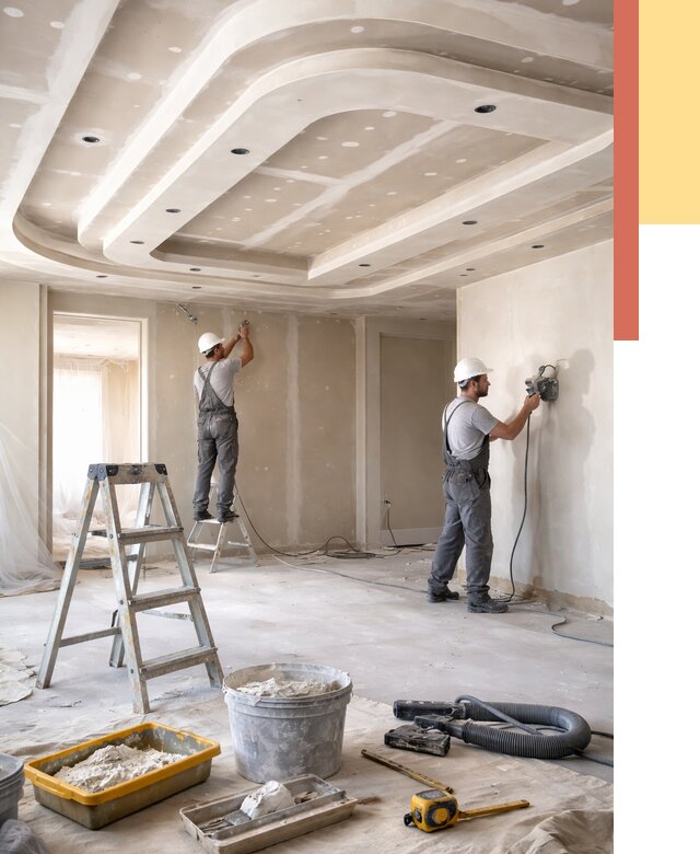 Многоуровневый потолок из гипсокартона в Лениногорске от 774 руб. под ключ | ОТДЕЛОЧНИК-Лнр