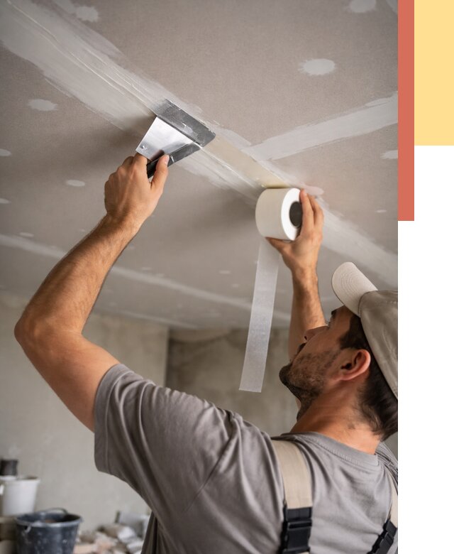 Обработка швов потолка ГКЛ в Лениногорске от 7740 руб. под ключ | ОТДЕЛОЧНИК-Лнр