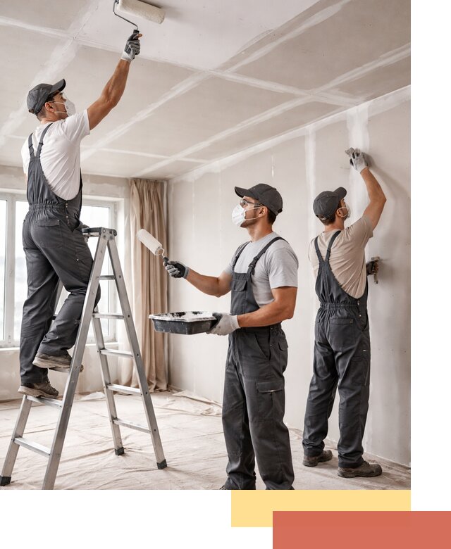 Покраска потолка из гипсокартона в Лениногорске качественно и недорого