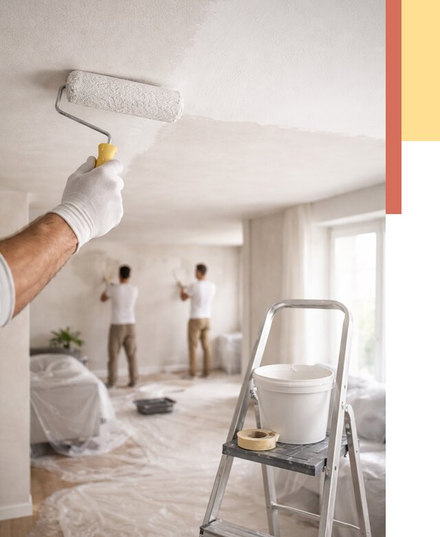 Покраска потолка акриловой краской в Лениногорске от 2580 руб. | ОТДЕЛОЧНИК-Лнр