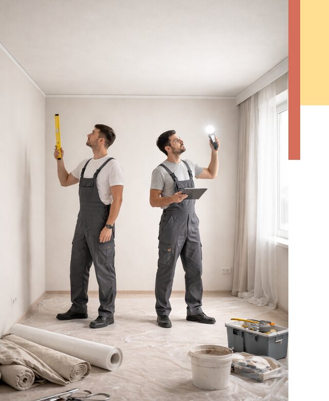 Отделка потолка в Лениногорске недорого от 774 руб/м2 | Услуги ОТДЕЛОЧНИК-Лнр